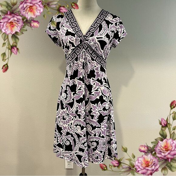 Apt 9 v-neck short sleeve mini Dress size PM - Picture 1 of 12